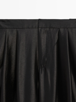 Massimo Широкие объемные брюки с вытачками, черный