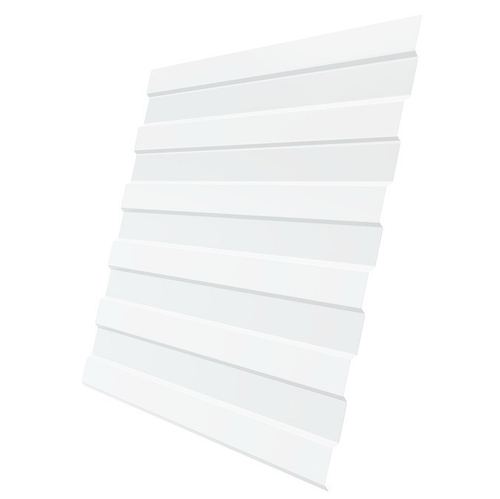 Профнастил С8 Grand Line Optima Satin 0,5 мм RAL 9003 сигнальный белый