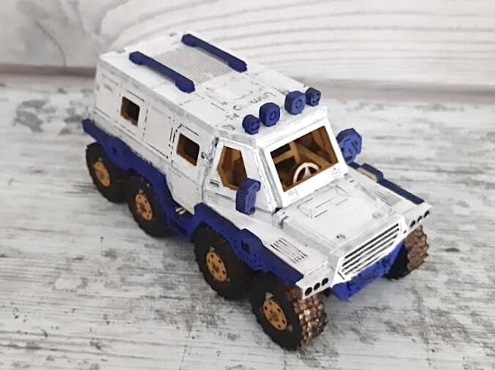 Внедорожник Бархан от Lemmo - Деревянный конструктор, 3D пазл, сборная модель из фанеры