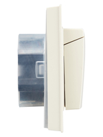 BRITE Розетка 2-местная с заземлением с защитными шторками и крышкой 16А в сборе IP44 РСбш12-3-44-БрКр бежевый IEK