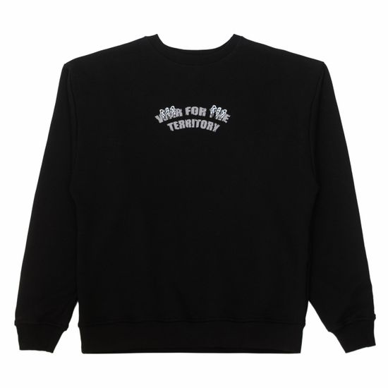 Свитшот HOOK Война оверсайз (черный)