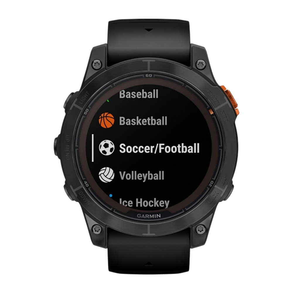 Спортивные часы Garmin fenix 7 Pro Solar Edition, 47 мм, чёрный силиконовый ремешок Сланцево-серый безель из нержавеющей стали, дисплей Solar со стеклом Power Glass. Ремешок с классической застёжкой — на запястье обхватом 125–208 мм