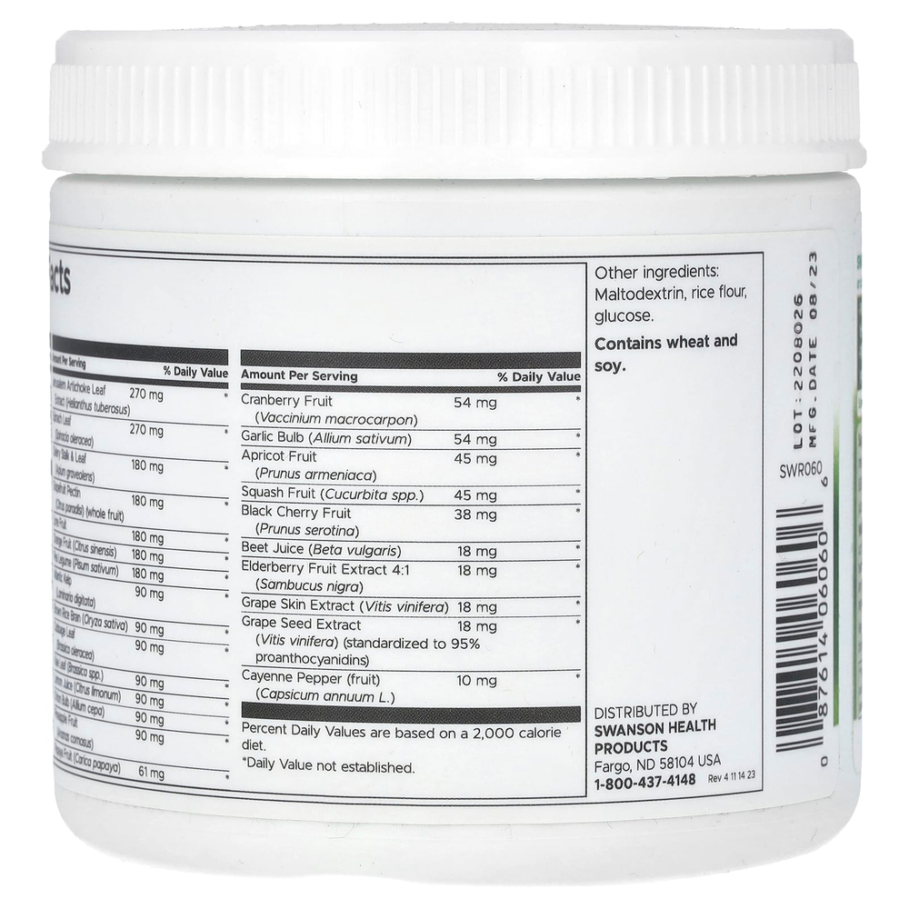 Swanson, порошок из фруктов и овощей, 230 г (8,11 унции)