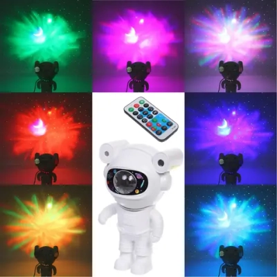 Световой прибор Лазер «Космонавтика» 20*11,5*10 см, Bluetooth, TF Card, пульт д/у, питание от USB (Type-C)