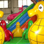 Коммерческий надувной батут "На дне морском"