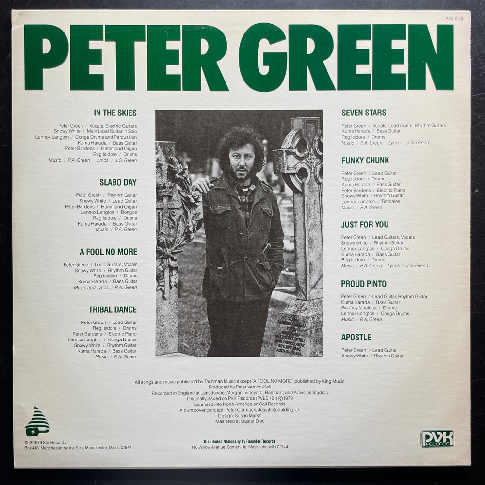 Peter Green ‎– In The Skies (США 1979г.)