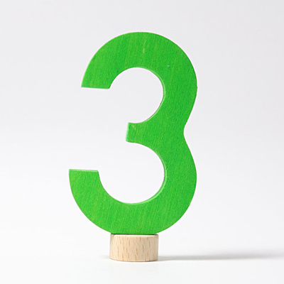 Декоративная фигурка "Цифра, 3 классическая"