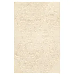 Ковер из шерсти и переработанного хлопка shillong из коллекции ethnic, 120х180см