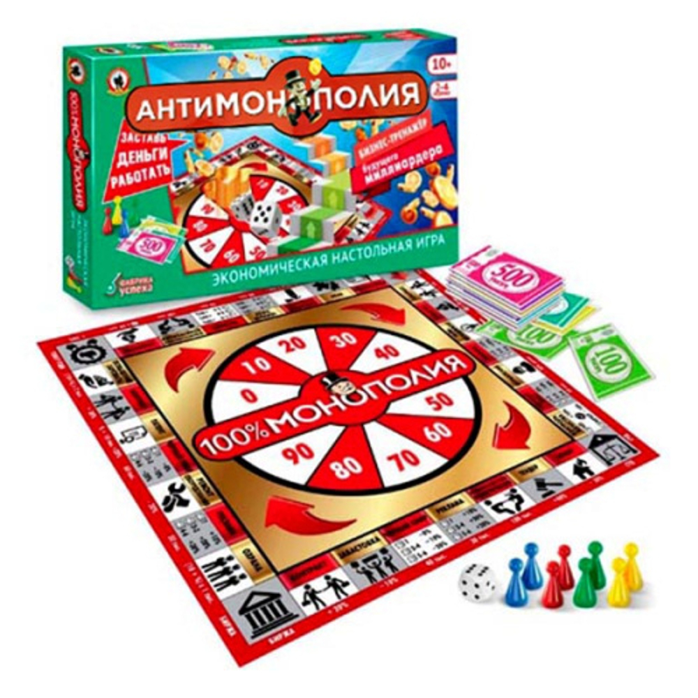 Игра экономическая 10+ " Русский стиль " Антимонополия