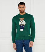 Льняный свитер POLO RALPH LAUREN - зеленый(710961155)