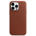 Кожаный чехол с поддержкой MagSafe Apple Leather Case для iPhone 14 Pro Max, Umber (Умбра)