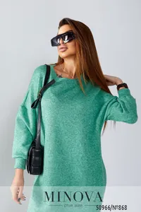 Платье 868-зеленый Minova