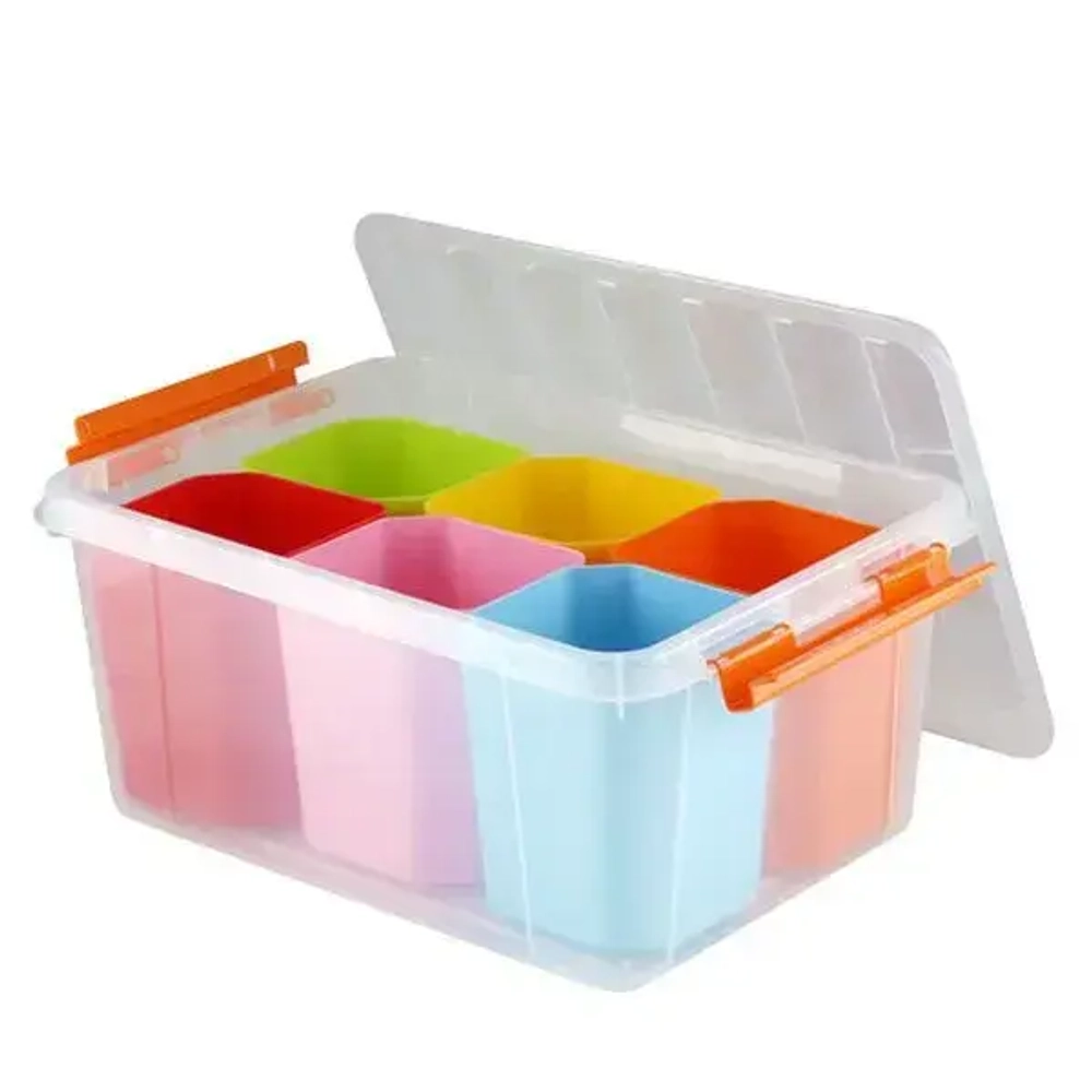 Ящик для игрушек Профи KIDS 15л. 410*295*183 (комплект 4 шт)