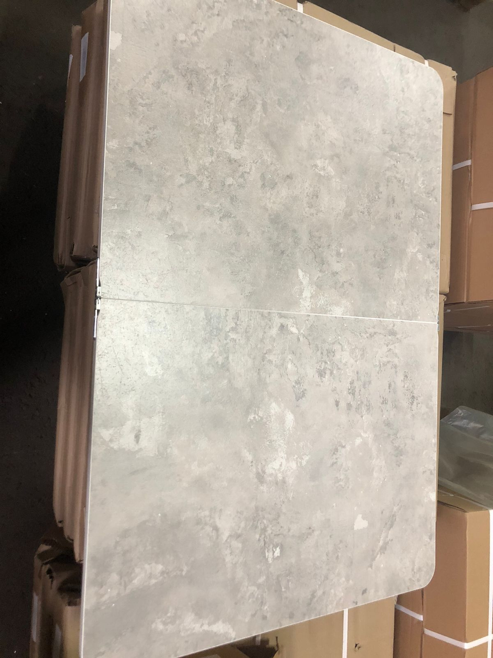 Обеденный стол поворотно-раскладной с пластиковым покрытием СТД10 800*600(1200)