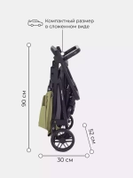 Коляска детская "VEGA STAR" RA057 Greek Olive