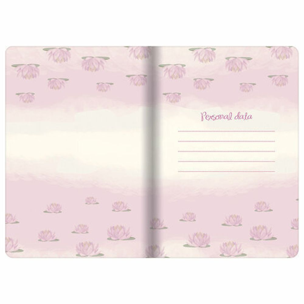 Тетрадь 40 л. без линовки обложка SoftTouch, бежевая бумага 70 г/м2, сшивка, А5 (147х210 мм), НЕЖНОСТЬ, BRAUBERG, 403805