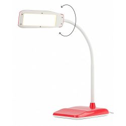 Настольный светильник ЭРА NLED-447-9W-R светодиодный красный