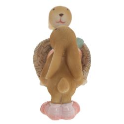 GAEM Фигурка декоративная "Зайцы", L13 W5 H7 см