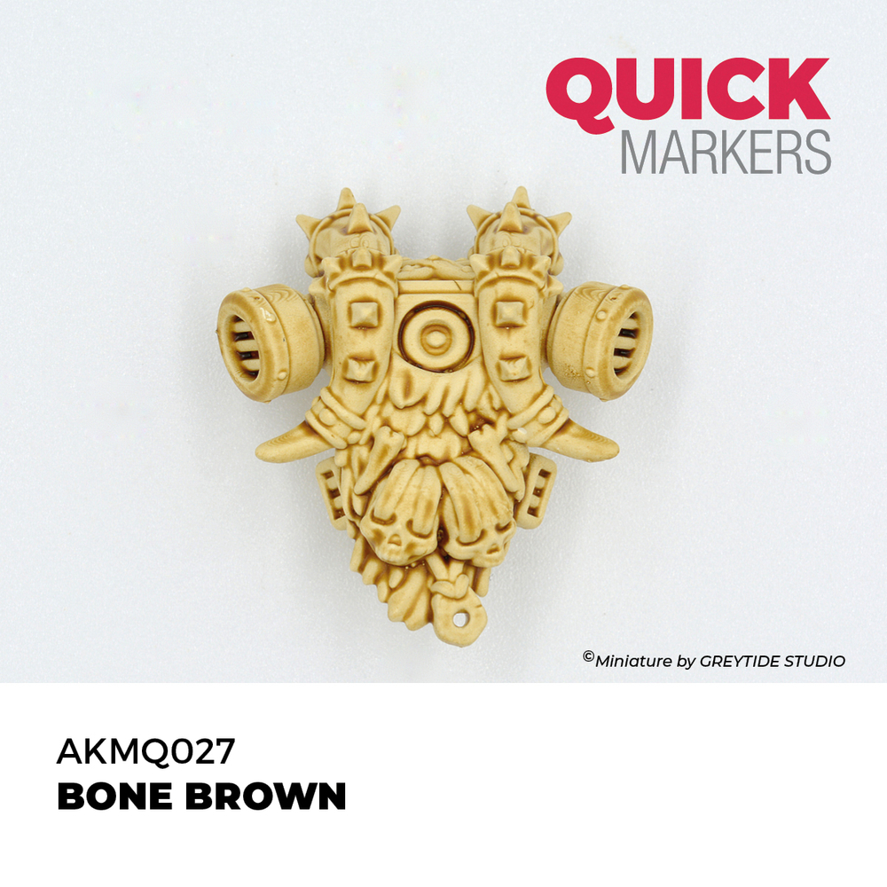 Акриловый маркер AK Interactive Quick Marker Bone Brown