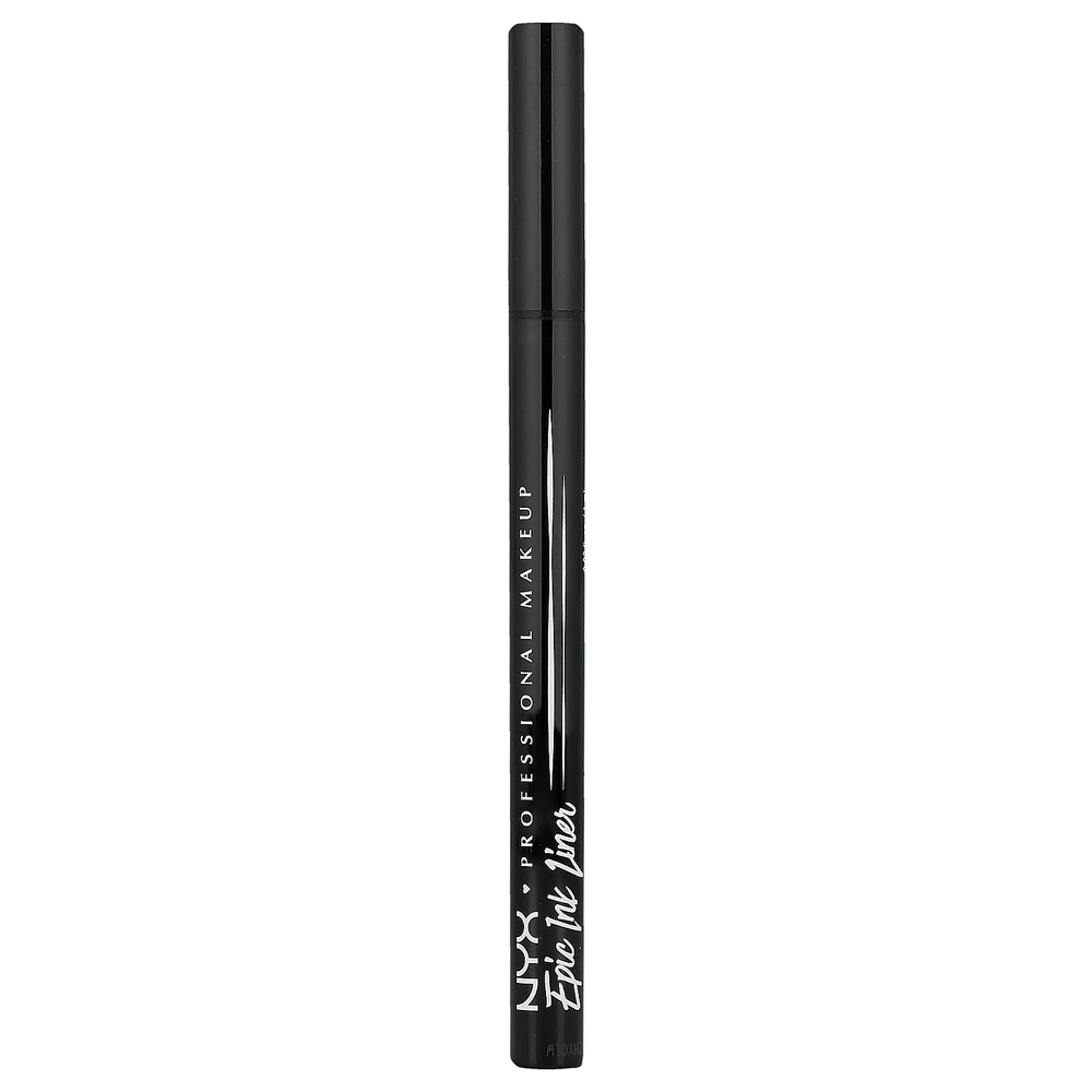 NYX Professional Makeup, Водостойкий лайнер Epic Ink, 01 черный, 1 мл (0,03 жидк. Унции)