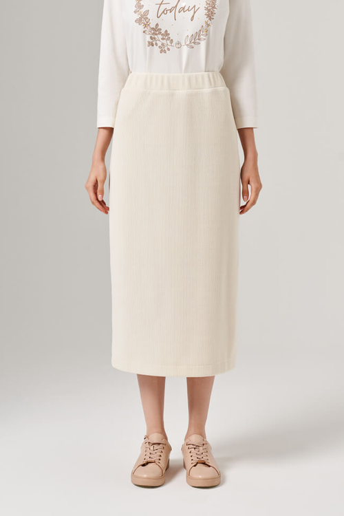 4861 Юбка женская (молочный)