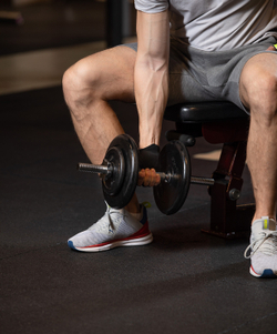 Диск обрезиненный BB-202 d=26 мм, стальная втулка, черный, 5 кг