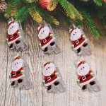 Прищепки декоративные «Сказочный Дед Мороз» 3 см (набор 6 шт)