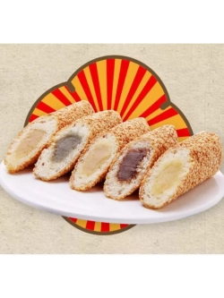 Рисовое печенье в кунжутной обсыпке с начинкой 500 г