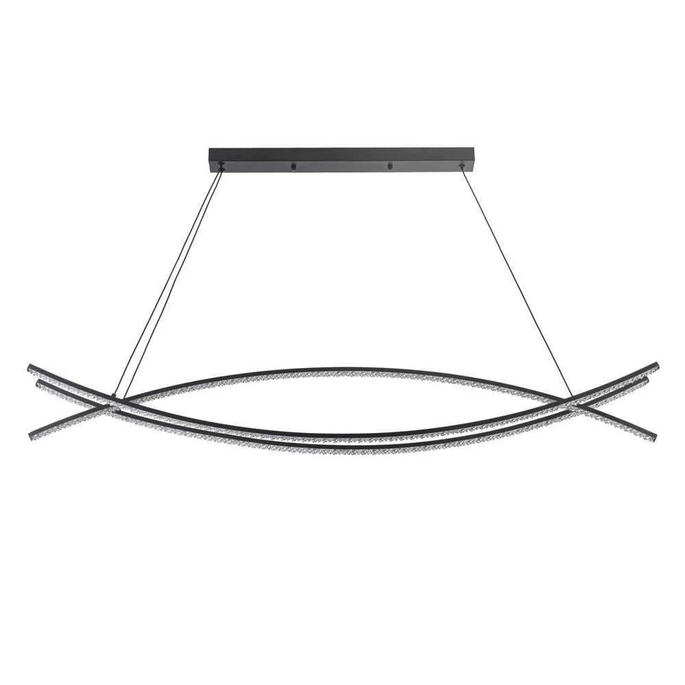 Подвесная люстра Led4U L8630-1200 BK