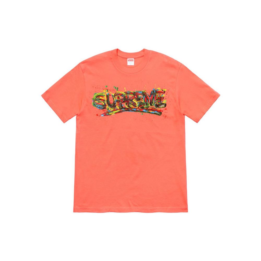 Supreme SS20 Week 1 Paint Logo Tee Logo T