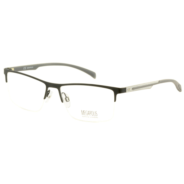 Оправа для очков Megapolis 1256 Black с футляром