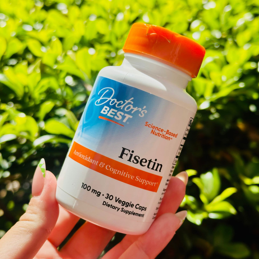 Doctor's Best, физетин с Novusetin, 100 мг, 30 вегетарианских капсул