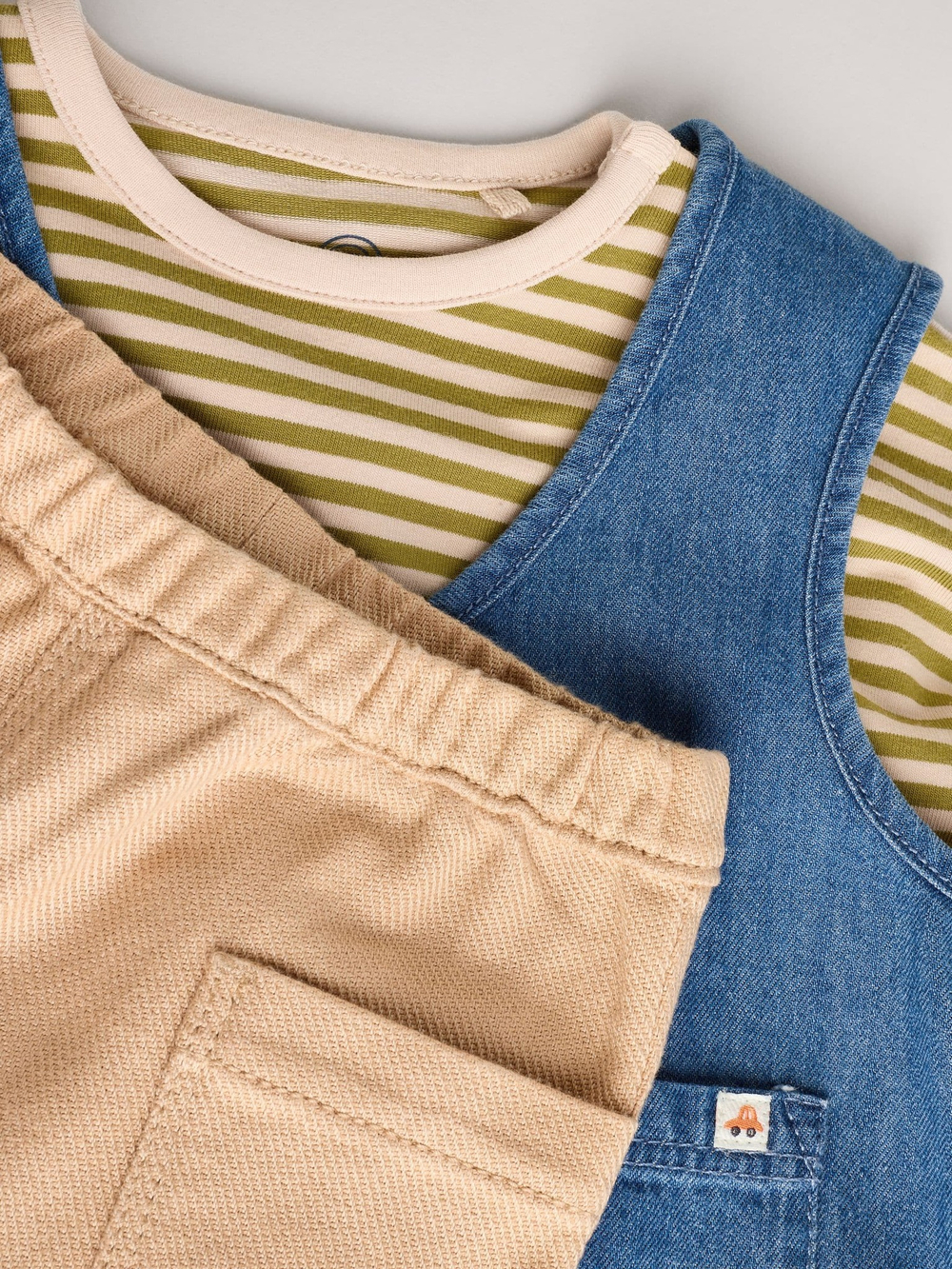 Комплект из трех предметов для малышей Next E63-362, Синий, Бежевый