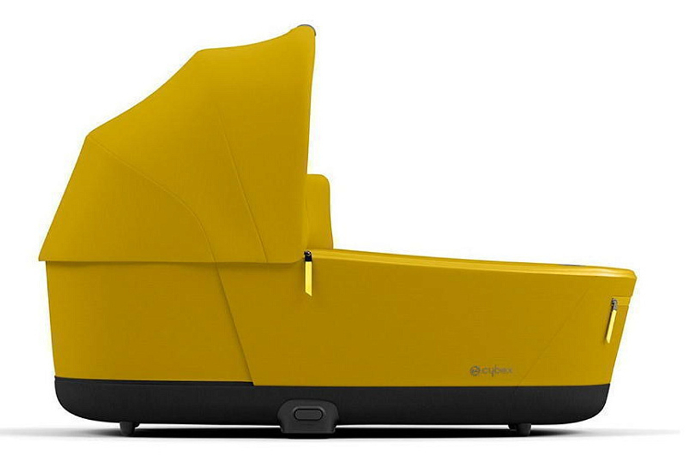 Коляска для новорожденных Cybex Priam IV Chrome Brown Mustard Yellow