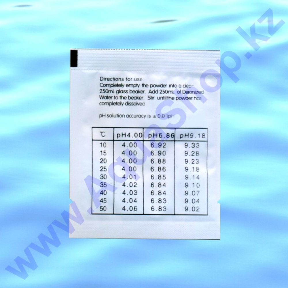 Kelymeter PH-BUF PH 6,86: Порошок раствора для калибровки рН метров