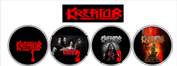 Значок Kreator (36мм) ( в ассортименте )