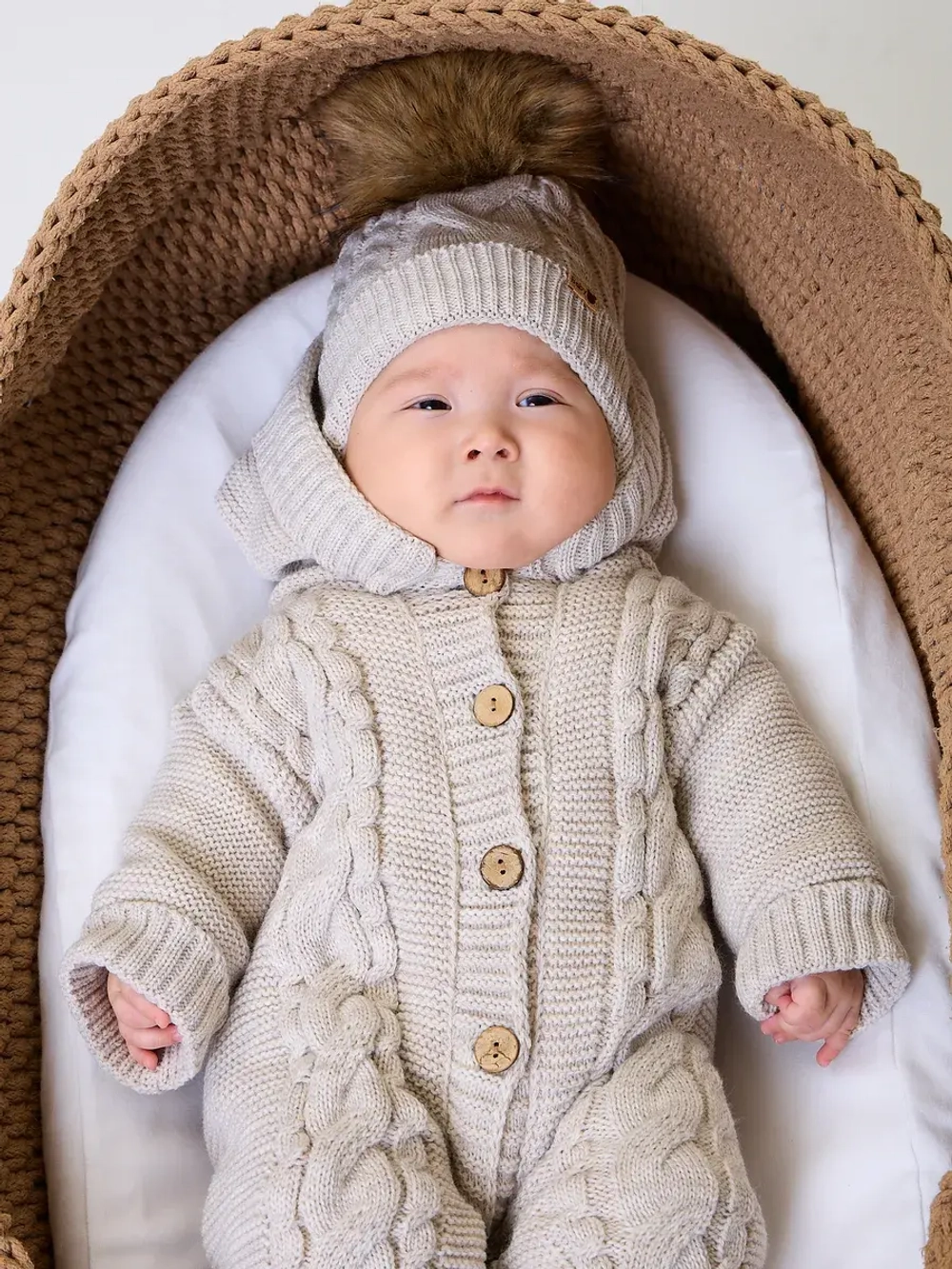 Конверт на выписку для новорожденных зимний