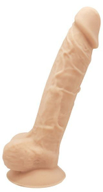 Телесный реалистичный фаллоимитатор DILDO 7INCH FLESH - 17,7 см.