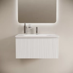 Тумба с раковиной Sancos CODE CD80W/CN13002 80 белая