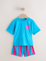 Пижама для мальчика Next AJ0-536, 3 шт., Оранжевый, Голубой, Фиолетовый