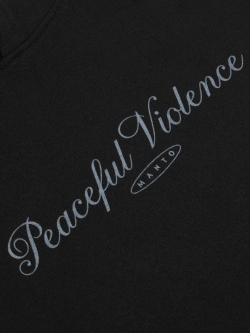 Худи MANTO PEACEFUL VIOLENCE чёрное