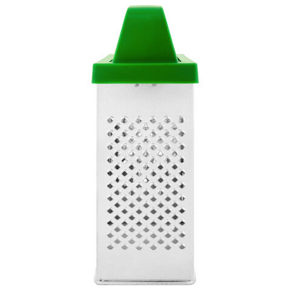 Терка 4 грани 18,2х6,2х8,5 см, белая жесть с пластиковой ручкой, BOOMHOUSE (БумХаус) Basic, 701860