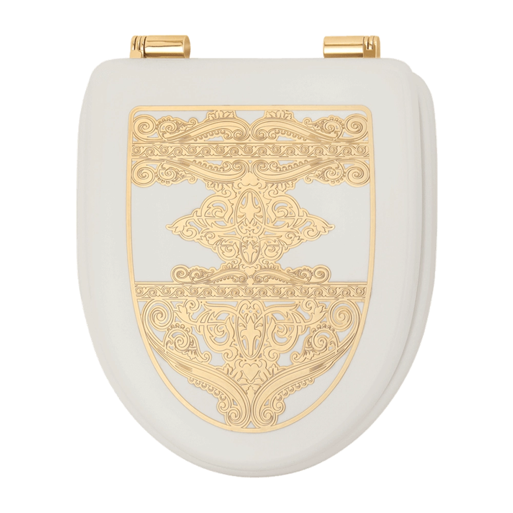 Крышка-сиденье Migliore Milady 24334 белая/золото