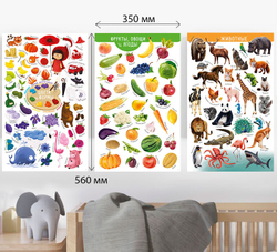 Мои первые развивающие плакаты. 24 плаката