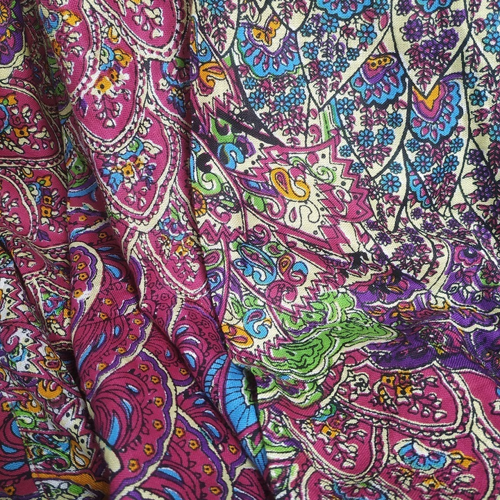 Штаны Афгани Алладины "Перья", размер свободный, хлопок 100%, цвет розовый