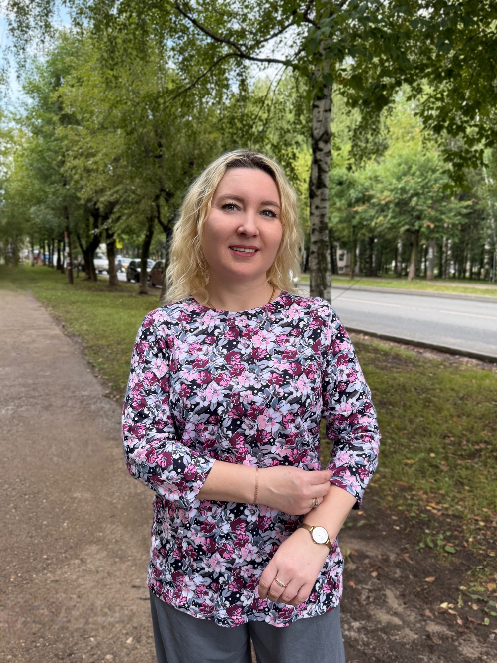 Туника женская "Д-37 К.П" рукав 3/4 (СТИЛЬ)