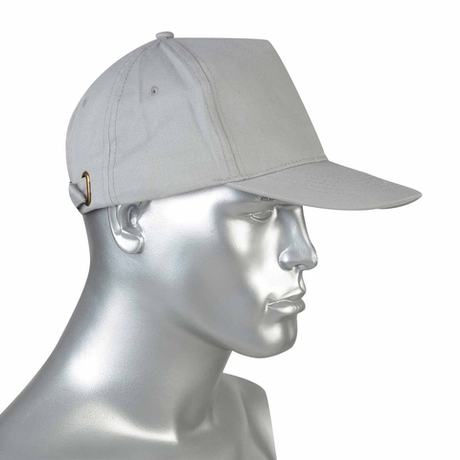 Кепка -"бейсболка" св.серая (пакет по 50 шт.,в упаковке 200 шт.)