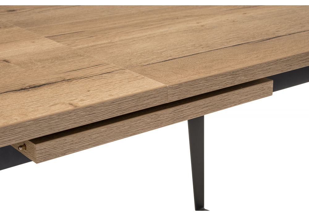 Стол деревянный Woodville Кхал галифакс натуральный, графит