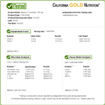 California Gold Nutrition, жевательный витамин C с витамином A из 100% бета-каротина, 90 вегетарианских жевательных таблеток
