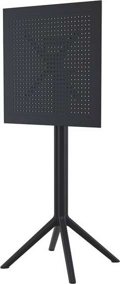 Стол пластиковый барный складной Sky Folding 60х60 черный